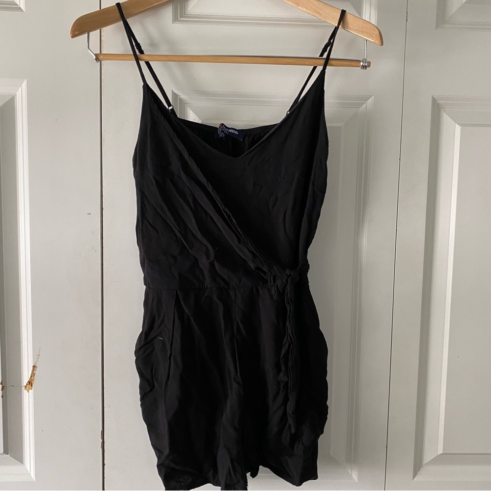 Black Breathable Romper
